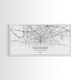 Tallahassee City Map, Florida Art, Map Print, Modern Wall Art, Wall Art, Canvas Art, Teen Boy Wall Art, Going Away Gift, Office Wall Décor