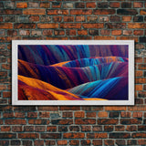 Beautiful Geological art, Geology, Colorful stone formations, ready to hang canvas print wall art, framed canvas wall art, mancave wall art