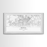 Beijing Street Map, China Map, Map Print, Modern Art, Wall Art, Canvas Print, Asian Art Print, Moving Gift, Travel Wall Art, Apartment Décor