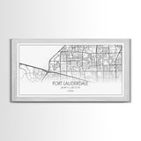 Fort Lauderdale Map, Florida Map, Map Art, Minimalist Art, Wall Art, Canvas Art, Gift For Newlyweds, Boys Room, Billiard Room Décor, Prints