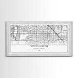 Garden Grove City Map, Texas Map, Map Art, Minimalist Art, Wall Art, Canvas Art, Farmhouse Wall Art, Hunting Décor, College Apartment Art