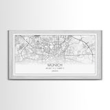 Munich City Map, Germany Map, Map Art, Minimalist Wall Art, Wall Art, Canvas Art, Gift For Men, European Wall Art, Family Wall Art, Prints