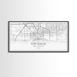 Fort Wayne Map, Nevada Map, Map Art, Minimalist Art, Wall Art, Canvas Art, Moving Gifts, Pool Room Décor, Bar Wall Art, Rustic Home Décor
