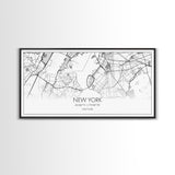 New York City Map, New York Art, Map Art, Minimalist Wall Art, Wall Art, Canvas Art, Bar Cart Wall Art, Teen Room Décor, Best Gifts For Her