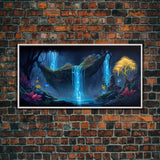 Enchanted Forest Painting, Fantasy Art, Fairy House, Fantasy, Woodland Decor, Woods, Forest, Fairy Forest