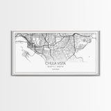 Chula Vista Street Map, California Map, Map Print, Modern Art, Wall Art, Canvas Art, Laundry Room Décor, Homeschool Wall Art, Over Bed Art