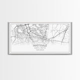 Fayetteville Street Map, North Carolina Map, Map Art, Minimalist Art, Wall Art, Canvas Art, Gift For Parents, Girls Room Décor, Cabin Décor