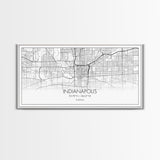 Indianapolis City Map, Indiana Map, Map Art, Modern Art, Wall Art, Canvas Art, Nursery Wall Art, College Dorm Décor, Couples Gift, Office