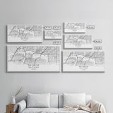 Elk Grove Street Map, California Map, Map Art, Minimalist Art, Wall Art, Canvas Art, Trendy Décor, Gift For Friend, Couple Wall Décor
