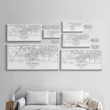 Fort Wayne Map, Nevada Map, Map Art, Minimalist Art, Wall Art, Canvas Art, Moving Gifts, Pool Room Décor, Bar Wall Art, Rustic Home Décor