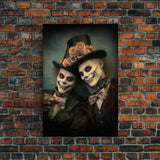 Dark Fantasy, Goth Wall Art, Gothic Wall Decor, Spooky Art, Creepy Wall Art, Canvas Print, Wall Art, Vertical Print, Home Decor, Room Decor