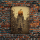 Halloween Wall Art, Spooky Art Print, Dark Art Print, Creepy Wall Art, Canvas Print, Wall Art, Vertical Print, Home Decor, Wall Decor