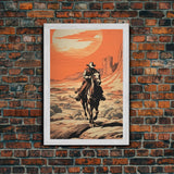 Lonely Cowboy Canvas Print