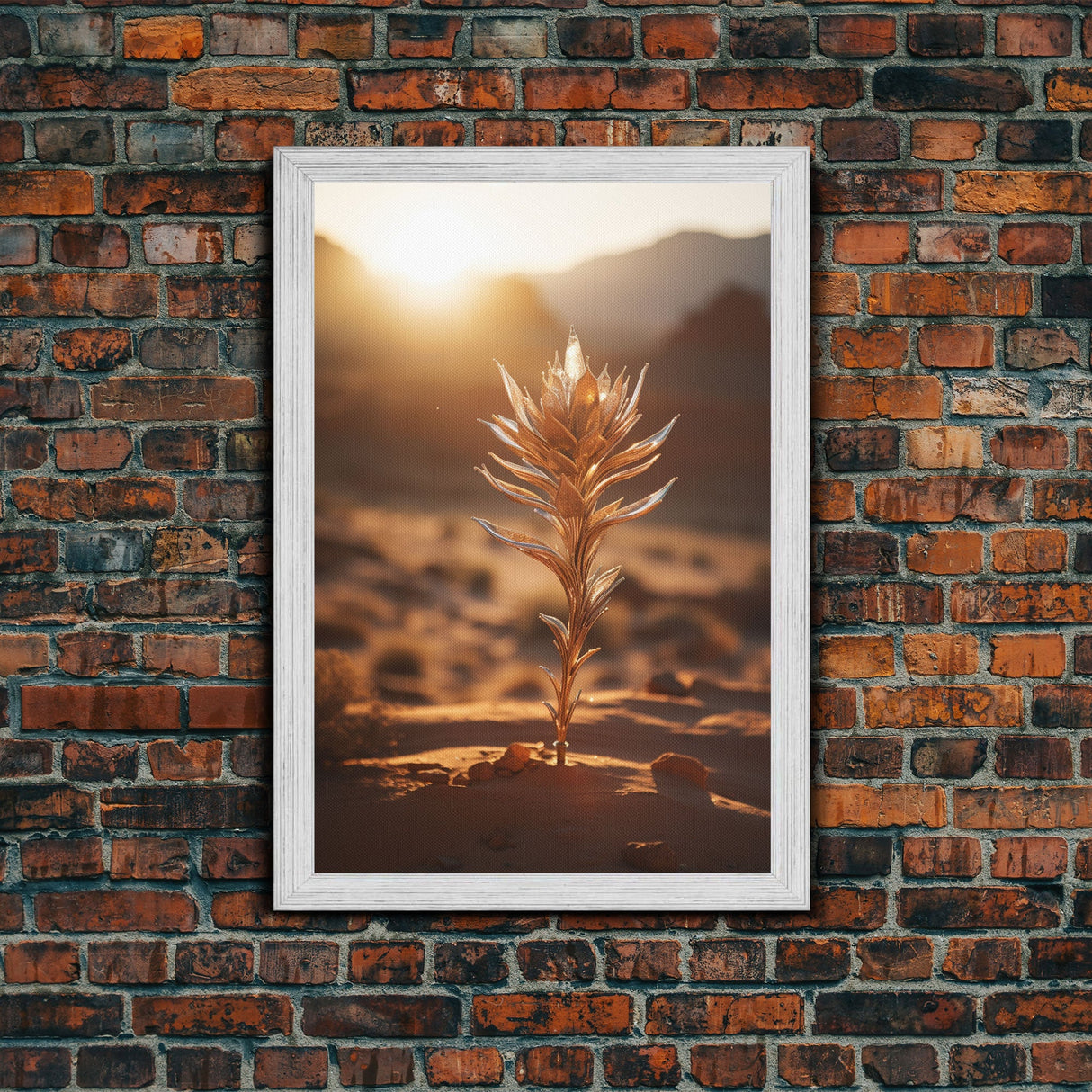 Giant Andersonia, Desert Art, Plant Art, Canvas Print, Wall Hanging, Portrait Art, Business Gift, College Dorm Decor, Minimalist Prints