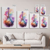 Lute Art, Stringed Instrument Print, Framed Canvas Art, Fantasy Decor, Art / Gift For The Bard Player