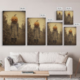 Halloween Wall Art, Spooky Art Print, Dark Art Print, Creepy Wall Art, Canvas Print, Wall Art, Vertical Print, Home Decor, Wall Decor