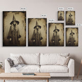 Witch Wall Decor, Dark Art Print, Horror Art Print, Weird Art Print, Canvas Print, Wall Art, Vertical Print, Home Decor, Wall Decor
