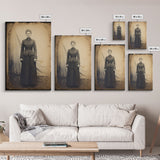 Portrait From Photo, Victorian Wall Art, Antique Photograph, Canvas Print, Wall Art, Vertical Print, Southern Decor, Victorian Woman