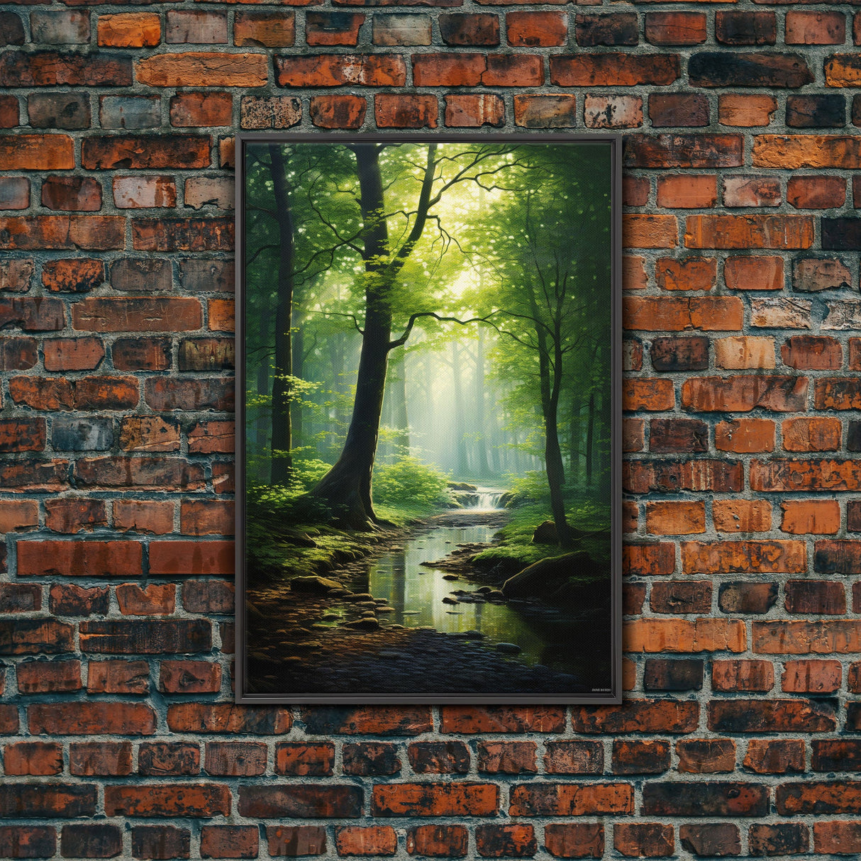 Forest Wall Art, Nature Inspired Art, Trees Art, Canvas Print, Wall Art, Vertical Print, Engagement Gift, Camper Wall Decor, Bedroom Prints