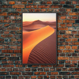 Desert Ladscape, Sand Dunes Art Print, Desert Art, Canvas Print, Wall Art, Vertical Art, Office Wall Decor, Landscape Print, Family Room Art