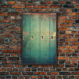 Locker Decor, Rustic Wall Decor, Minimalist Wall Art, Canvas Print, Wall Hanging, Portrait Art, Trendy Wall Art, Modern Prints, Room Decor