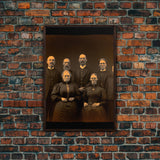 Halloween Wall Art, Spooky Room Decor, Horror Decor, Creepy Art, Ghost Art, Dark Fantasy, Canvas Print, Wall Art, Vertical Print, Room Decor