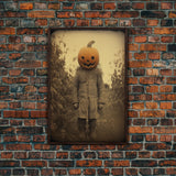Halloween Wall Art, Spooky Art Print, Dark Art Print, Creepy Wall Art, Canvas Print, Wall Art, Vertical Print, Home Decor, Wall Decor