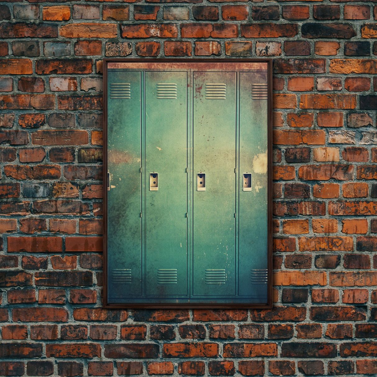 Locker Decor, Rustic Wall Decor, Minimalist Wall Art, Canvas Print, Wall Hanging, Portrait Art, Trendy Wall Art, Modern Prints, Room Decor