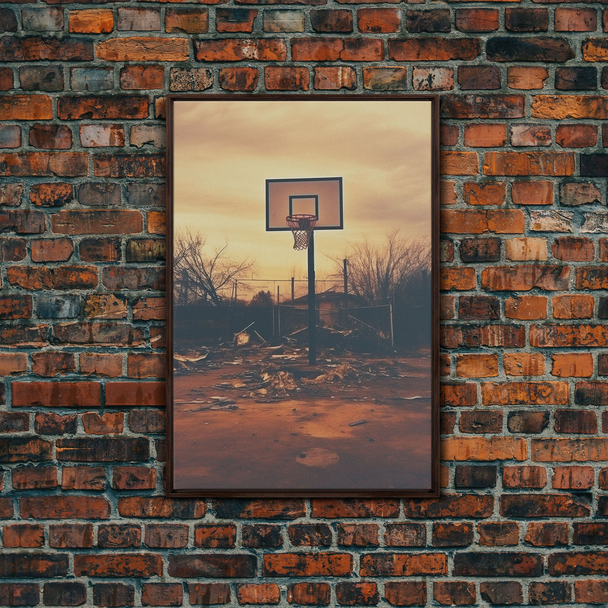 Basketball Wall Art, Sports Wall Art, Canvas Print, Wall Hanging, Portrait Art, Family Home Decor, Housewarming Gift, College Dorm Decor
