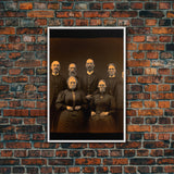 Halloween Wall Art, Spooky Room Decor, Horror Decor, Creepy Art, Ghost Art, Dark Fantasy, Canvas Print, Wall Art, Vertical Print, Room Decor