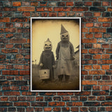 Horror Decor, Spooky Room Decor, Spooky Halloween, Dark Wall Art, Occult Art, Canvas Print, Wall Art, Vertical Print, Home Decor, Wall Decor