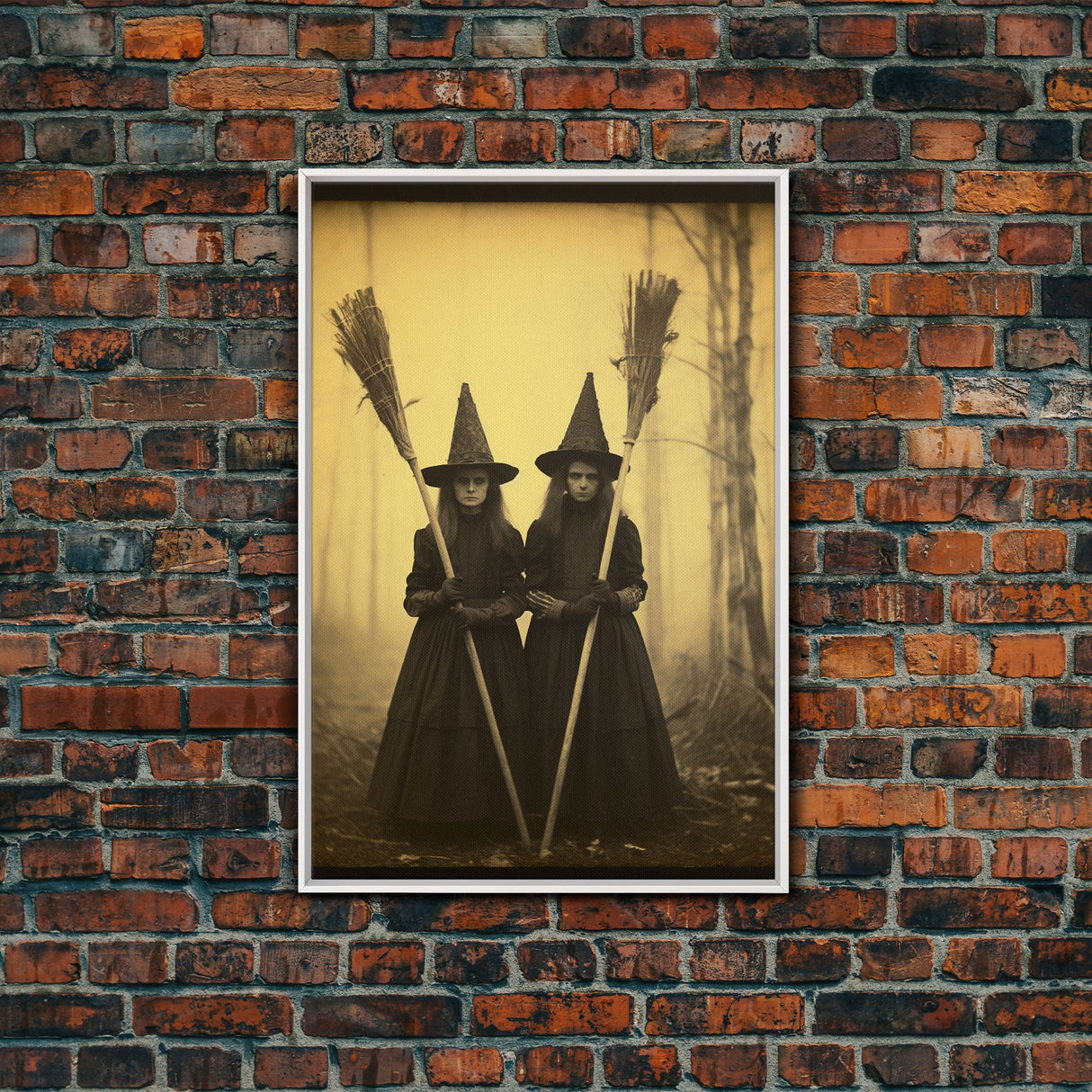 Occult Art, Witch Wall Art, Creepy Wall Art, Halloween Wall Art, Horror Art, Canvas Print, Wall Art, Vertical Print, Home Decor, Wall Decor