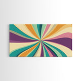 MCM Mid Century Modern Abstract Wall Art Canvas Print, Wall Decor, Wall Art, Modern Retro Canvas Print, Geometric Wall Art