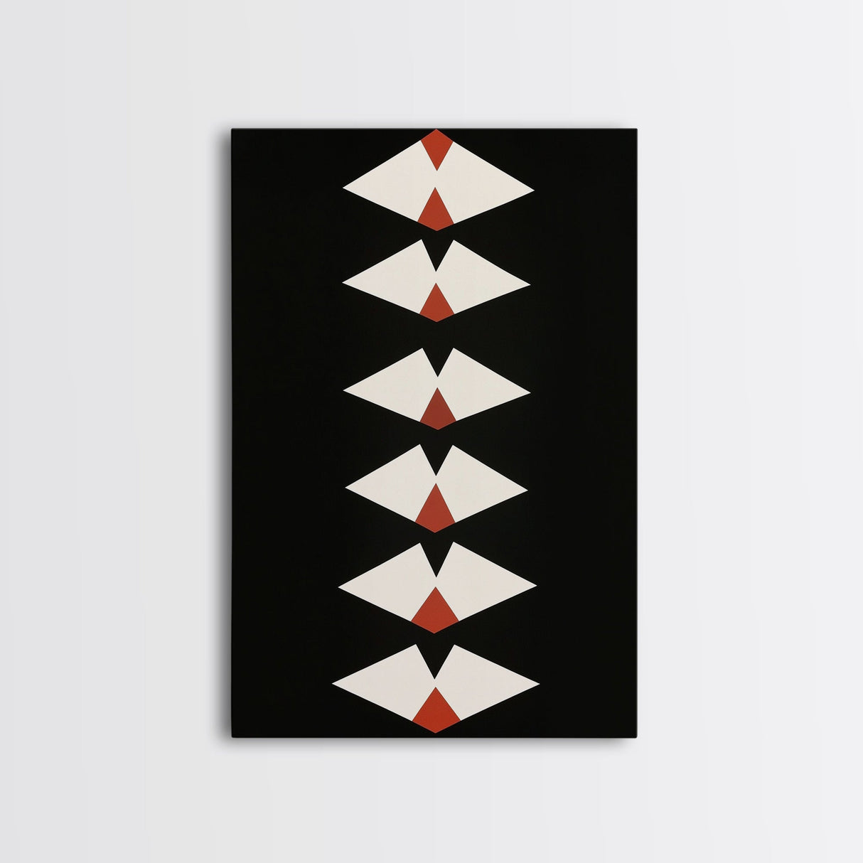 Retro Mid-Century Modern Diamond Art Canvas Print, MCM Style Home Decor
