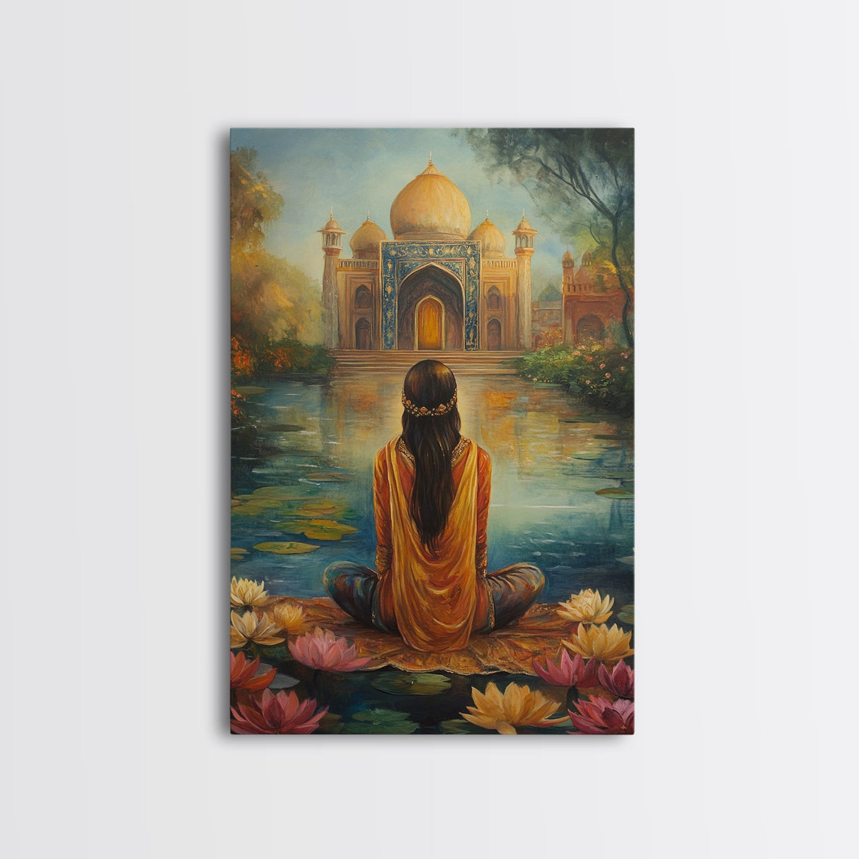 Zen Art, Yoga Studio Decor, Framed Canvas Print, Yoga Wall Art, Zen Wall Art, Meditation Wall Art, Living Room Decor, Relaxing Decor