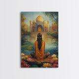 Zen Art, Yoga Studio Decor, Framed Canvas Print, Yoga Wall Art, Zen Wall Art, Meditation Wall Art, Living Room Decor, Relaxing Decor