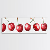 Panoramic Cherry painting Print - Kitchen Home Decor - Trendy Dorm Room Wall Art - Dining Room Decor - Cherry Art - Cherry Painting