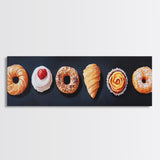 Pastries Painting Print, Bakery Wall Art, Art for Bakery, Food Painting, Kitchen Decor, Food Art, Food Paintings, Food Illustration