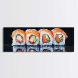 Kitchen Wall Art Home Decor, Dining Room Art, Painting of Sushi Canvas Print, Modern Art, Eclectic Kitchen Decor, Modern Kitchen