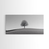 Loneliness - Framed Canvas Print Ready To Hang Wall Art - Thought Provoking Art - Moody Wall Art - Moody Painting - Black and White Dead Tree Art