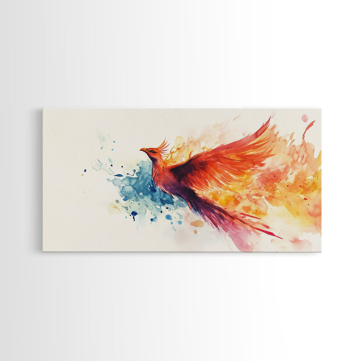Phoenix In Flight - Canvas Print - Inspirational Wall Art