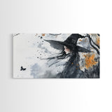 Wabi Sabi Witch - Framed Canvas Print - Eclectic Home Decor - Witchy Wall Art