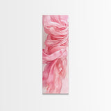Flowing Pink Fabric Framed Canvas Print Pink Abstract Art Feminine Minimalist Decor Light Pink Wall Art Bedroom Living Room Aesthetic