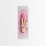 Pink Lipstick Canvas Print Feminine Pink Abstract Art Light Pink Wall Art Whimsical Art Rustic Decor Vertical Gift Idea Above Sofa