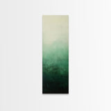 Sage Green Ombre Framed Canvas Print Minimalist Abstract Art Vertical Wall Decor Modern Green Wall Art Bedroom Accent Piece