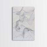 Black White Line Art Canvas Print Minimalist Geometric Wall Decor Modern Zen Artwork Above Couch Gift Idea Stylish Home Accent