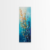 Underwater Kelp, Ocean Botanical Prints, Coastal Decor, Blue and Green Wall Art, Christmas, Canvas Print, Bedroom Art, Gift Idea