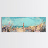 Ocean Breeze, Seaside Escape, Coastal Painting, Framed Canvas Print, Beach Wall Art, Home Decor, Modern Art, Bedroom Decor