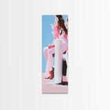 Contemporary Fashion, Artistic Pose, Abstract Detail, Canvas Print, Minimalist Art, Fashion Wall Decor, Chic Home Style, Modern Aesthetic