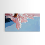 Water Reflection, Feet, Soft Tones, Canvas Print, Minimalist Art, Dreamy Aesthetic, Bedroom Wall Art, Modern Home Decor, Calm Atmosphere